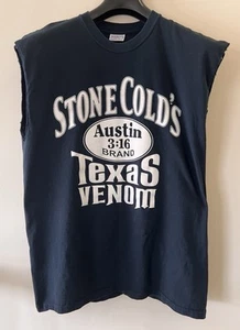 Stone Cold’s Texas Venom 101 Proof - Maglietta senza maniche - WWF - Nera - XXL - Foto 1 di 8