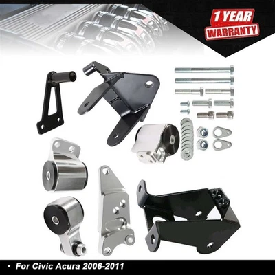 Nuevos soportes de motor serie K para Civic Acura CSX Si K20 K24 FA FG 2006-2011 Foto 1 de 4