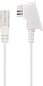 Kabel routera DSL / VDSL; przewód miedziany (CU), wtyczka TAE-F > wtyczka RJ45 (8P2C); K - Zdjęcie 1 z 1