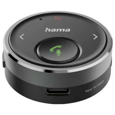 Hama Bluetooth®-Receiver für Kfz, 3,5-mm-Stecker, Sprachsteuerung, Freisprechen - Bild 1 von 4