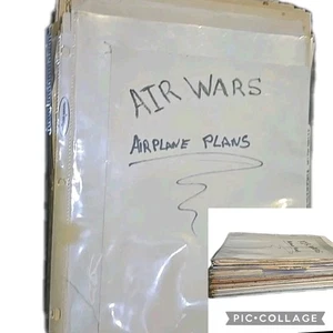 Lot of Model Plane Plans Dart Ajep-Whitman Cessna 180-ES Caproni Ca-45 Many More - Bild 1 von 14