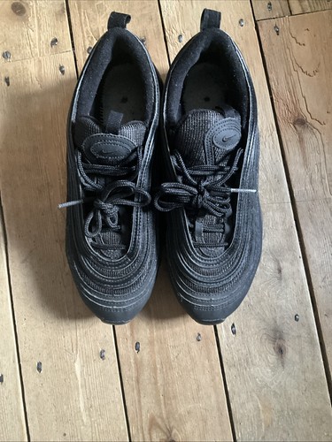 Scarpe da ginnastica uomo Nike Air Max 97 Triple nere taglia UK 6