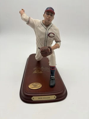 Figura Autógrafo Bob Feller Danbury Como Nueva Leyendas de la Corte Indios de Cleveland Foto 1 de 4