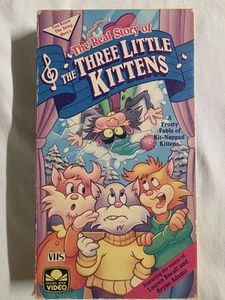 The Real Story Of The Three Little Kittens - VHS Rare Tested+ Bryan Adams - Bild 1 von 7