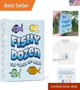 Engagierendes fischiges Dutzend Spiel für 2 Spieler - Stärkung der Addition & Strategiefähigkeiten - Bild 1 von 9