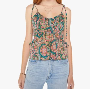 MOTHER Denim FLORAL The Fluttering Roam Free Top Camisole Gr. XS/S NEU mit Etikett - Bild 1 von 6