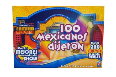 100 Mexicanos Dijeron Board Game –Trivia Party Juego de Mesa Mexicano Family Fun - Image 1 of 2