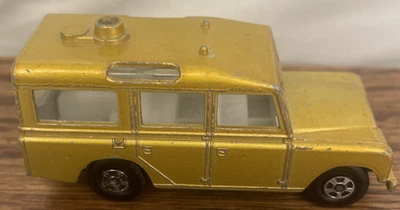 Matchbox Serie Nº 12 Land Rover Safari Hecho en Inglaterra Por Lesner-Gold 2.75 x1" Foto 1 de 4