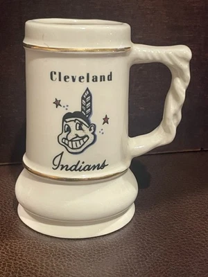 Vintage 1950's Cleveland Indians Mini Mug Stein Rare - Image 1 of 4