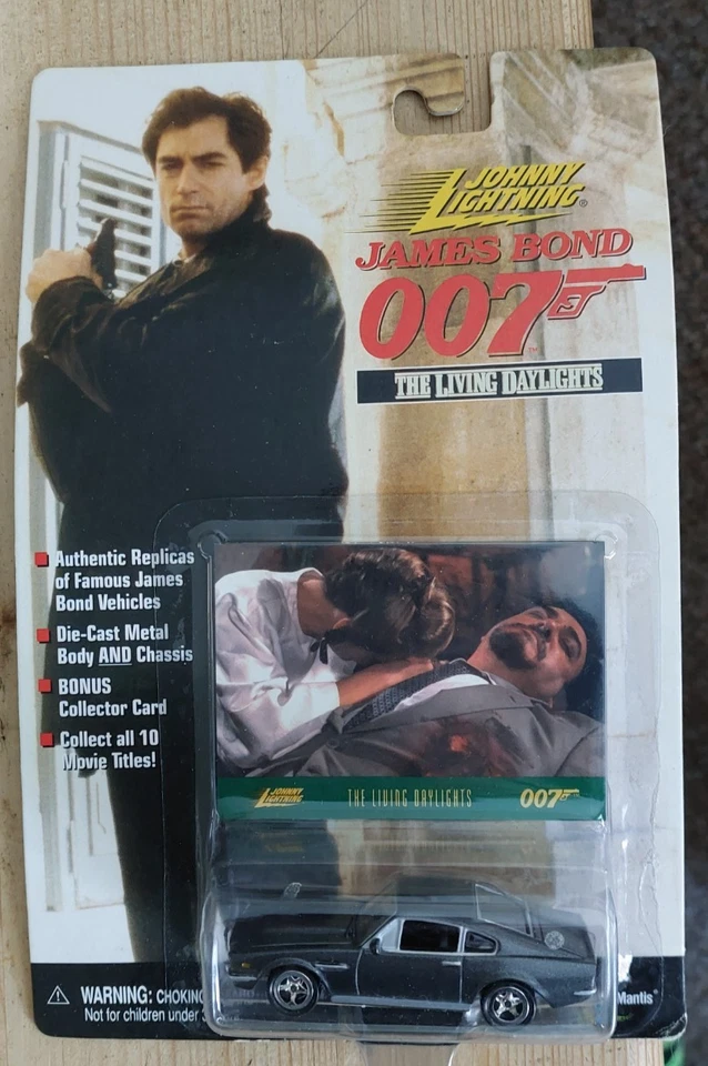 Johnny Lightning James Bond  The Living Daylights Aston Martin V/G  Condition . - Image 1 of 1