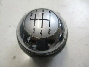 BMW MINI Chrome & Black Leather 5 Speed Gear Knob for R50 R52 Genuine - Picture 1 of 4