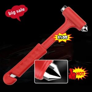 Emergency-Car Safety Escape Hammer Seat Belt Cutter Tool-Window Safe Life-Saving - Picture 1 of 13