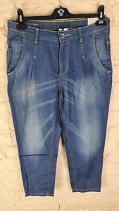 ADIDAS Drop Crotch Ladies Jeans Size: W 27 L 25 NEW WITH TAGS - Picture 1 of 11