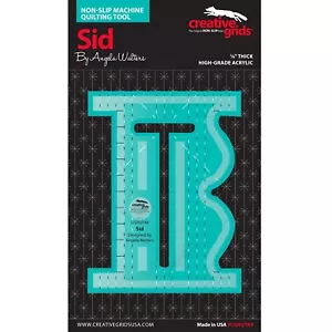 (US Seller) Creative Grids Machine Quilting Tool Sid Ruler CGRQTA9 - Picture 1 of 3
