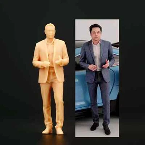 1:64 1:43 Unpainted Handsome CEO Miniature Figure Toys For Cars Vehicles - Picture 1 of 4