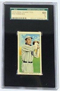 1910 OBAK CIGARETTES T212 TONNESEN GRADED SGC 60 5 EX TOUGH TO FIND RARE !
