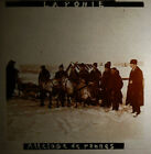 Attelage De Rennes Laponie, Photo Plaque De Verre Stereo Positive Vintage Ca1910