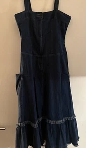 Jeansblau Button & Zip Down ROAMAN’S Kleid mit Taschen Gr. 12W - Bild 1 von 10