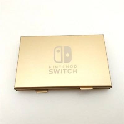 Estuche de cartucho de tarjeta de juego de aluminio 3 en 1 estuche de almacenamiento para Nintendo Switch Foto 1 de 4