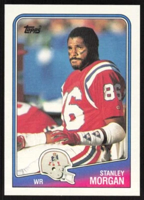 1988 Topps Football Stanley Morgan #180 New England Patriots - Image 1 of 2