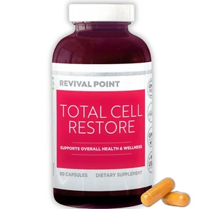 Total Cell Restore - Cellular, Immune, Aging Supplement Support By Revival Point - Picture 1 of 7