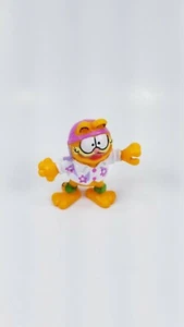 Figurine in plastica Garfield PVC 2 pollici 1981 vintage, giocattoli anni 80  - Foto 1 di 5