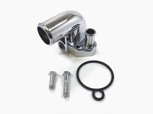 79-93 Ford Mustang GT SVT Cobra 302 5.0L V8 Water Neck Thermostat Housing Chrome - Picture 1 of 2