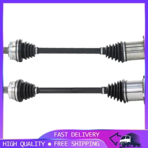 2x Front Left Front Right CV Axle Shaft fits A4 Quattro 2002-2008 TrakMotive - Picture 1 of 3
