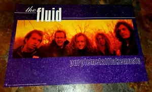 THE FLUID 20" x 30" Original Promo Flattened Poster Alternative 90er Rock - Bild 1 von 2