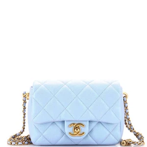 Chanel My Perfect Adjustable Chain Flap Bag Quilted Iridescent Caviar Mini - Picture 1 of 6