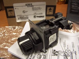 NUEVO INTERRUPTOR SELECTOR DE UBICACIÓN PELIGROSA APPLETON UCSS12 2 POSICIONES - Imagen 1 de 6