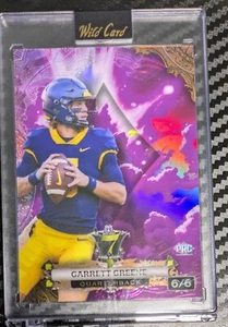 Garrett Greene Wild Card Seven Card Stud 6/6 QB West Virginia - Picture 1 of 1
