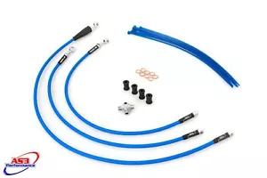 AS3 VENHILL FRONT BRAKE LINES for YAMAHA YFM 660 R RAPTOR 01-05 - Picture 1 of 1