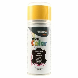 TRG Color Super Colour Dye Spray Leather Vinyl Canvas Plastic Boots Shoes Yellow - Picture 1 of 1