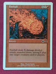 Magic The Gathering BEATDOWN BOX SET FIREBALL red card MTG - Picture 1 of 2