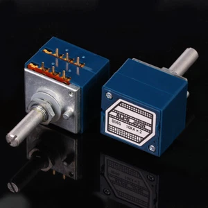Japón ALPS Control de Volumen 27 Tipo Doble Potenciómetro 10K RK27 Eje Ranurado - Imagen 1 de 4
