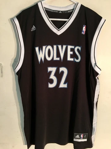Adidas NBA Jersey Minnesota Timberwolves Karl-Anthony Towns Black Alt sz XL Cover