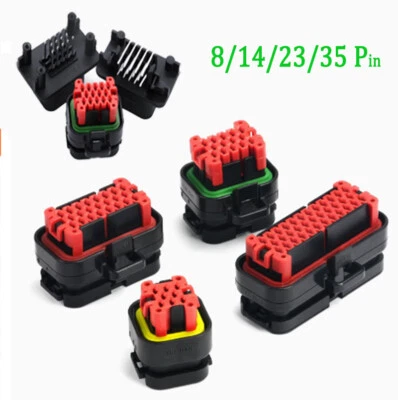 8/14/23/35 Pin Car Electronic Connector Waterproof Terminal Plug Socket Kit - Image 1 of 4