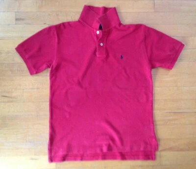 Polo Ralph Lauren Niño Rojo Manga Corta Talla Mediana 12/14  Foto 1 de 4
