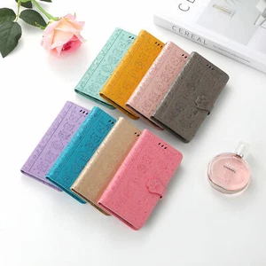 Cute Cat Dog Embossed Leather Flip Case For Xiaomi Redmi 14C 13C 13 12 10C A3 9i - Picture 1 of 18