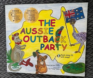 MEGAN BARTLETT - HORNE. THE AUSSIE OUTBACK PARTY WITH CD. 9780987226303 - Picture 1 of 7