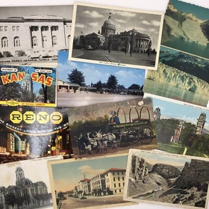 Cartoline Rivenditore Lotto 100+ USA Viaggi Collezionismo Spedite e Non Spedite 1930 - 1990 - Foto 1 di 17