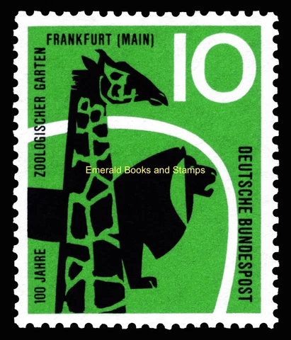 EBS Germany 1958 - Frankfurt Zoological Gardens - Michel 288 MNH** Cover