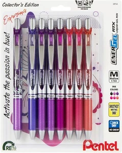 Pentel EnerGel RTX Retractable Liquid Gel Pen, Passion Expressions Pack, 0.7mm - Picture 1 of 6