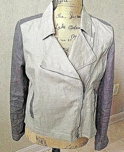 Eileen Fisher 100% Leinen Jacke mit Reißverschluss Medium - Bild 1 von 5