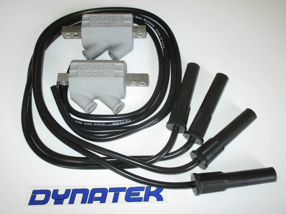 Yamaha FZR600 2.2 ohm Dyna Performance Ignition Coils & Taylor Leads black - Image 1 of 1