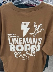 Carhartt International Lineman'S Rodeo Herren Kurzarm T-Shirt K87 Large - Bild 1 von 6