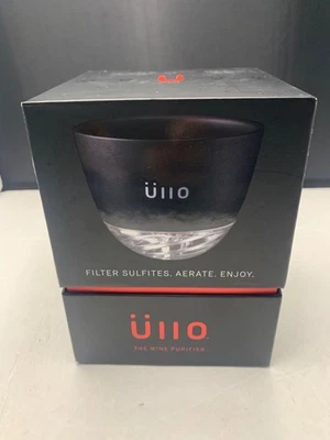 Juego purificador de vino Ullo con 2 filtros de sulfitos aireado negro Foto 1 de 3
