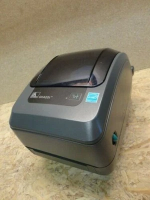 Zebra GK420T Thermal Transfer Barcode Label Printer LAN / USB / SERIAL - Image 1 of 2