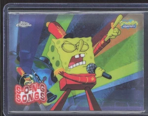 2025 Topps Chrome SpongeBob SquarePants SWEET VICTORY S-O-N-G Canzoni #S-5 - Foto 1 di 2
